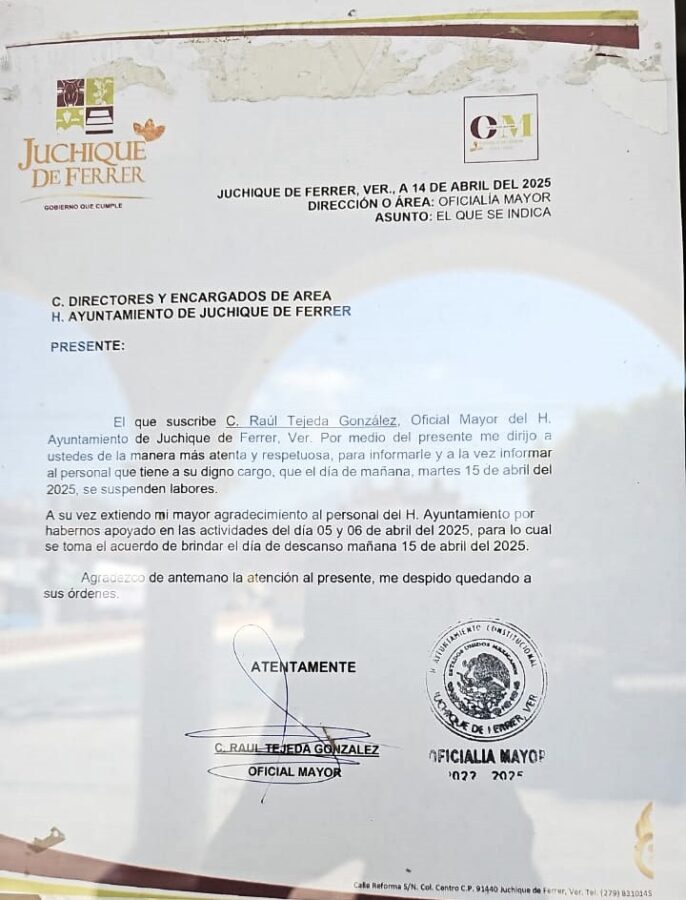 Piden ayuda de Esteban Bautista ante despido de ocho mujeres en Juchique de Ferrer