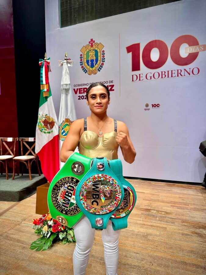 La «Leona» Rodríguez defenderá su título mundial de boxeo contra tailandesa en Veracruz