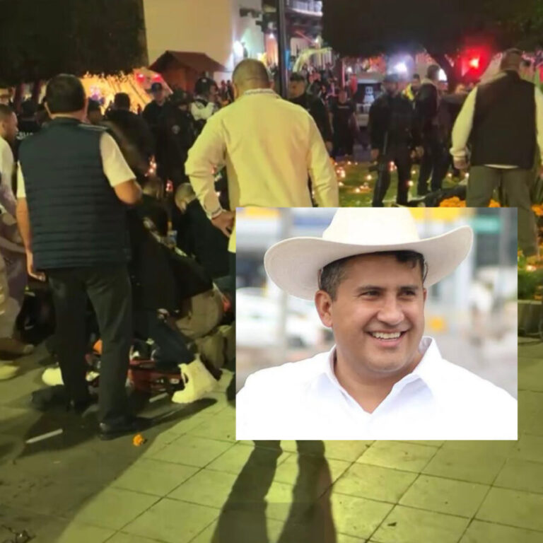 As3s!nan al alcalde de Uruapan, Michoacán, frente a la población y ante niños