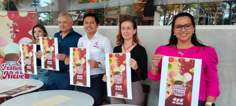 Ya viene el festival de la nieve a Coatepec el 4 y 5 de abril, con sabores tradicionales y exóticos y raros