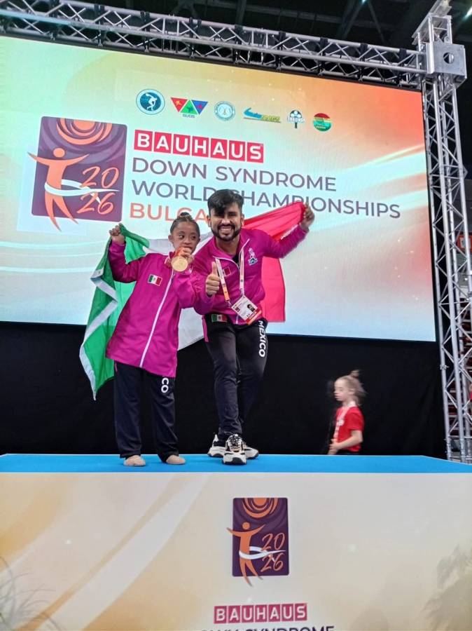 Zoé es de Oro !!, la jarocha triunfa en Mundial de Sindrome de Down en Bulgaria