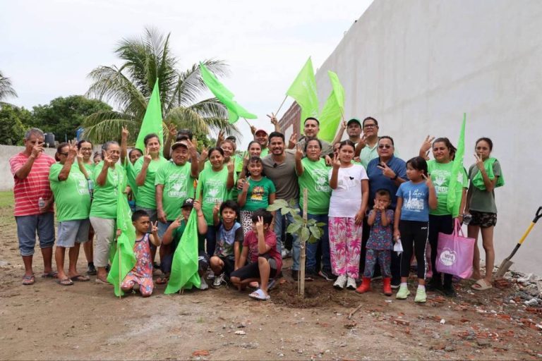 Partido Verde combate efectos del cambio climático en Veracruz; Edgar Herrera Lendechy impulsa jornadas de reforestación