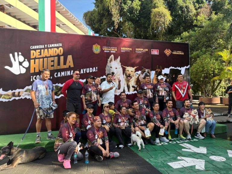 Más de dos toneladas de alimento recaudó SEDEMA en la carrera «Dejando Huella» en favor de albergues animales